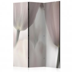 Paraván - Tulips fine art - black and white [Room Dividers]