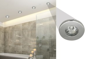 Hermetická chromová koupelnová armatura IP65 SH-06 8cm