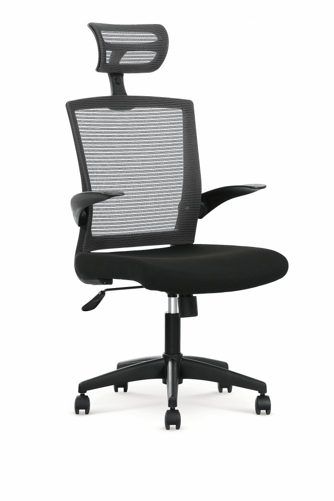 Kancelárska stolička VALOR čierna / sivá Halmar