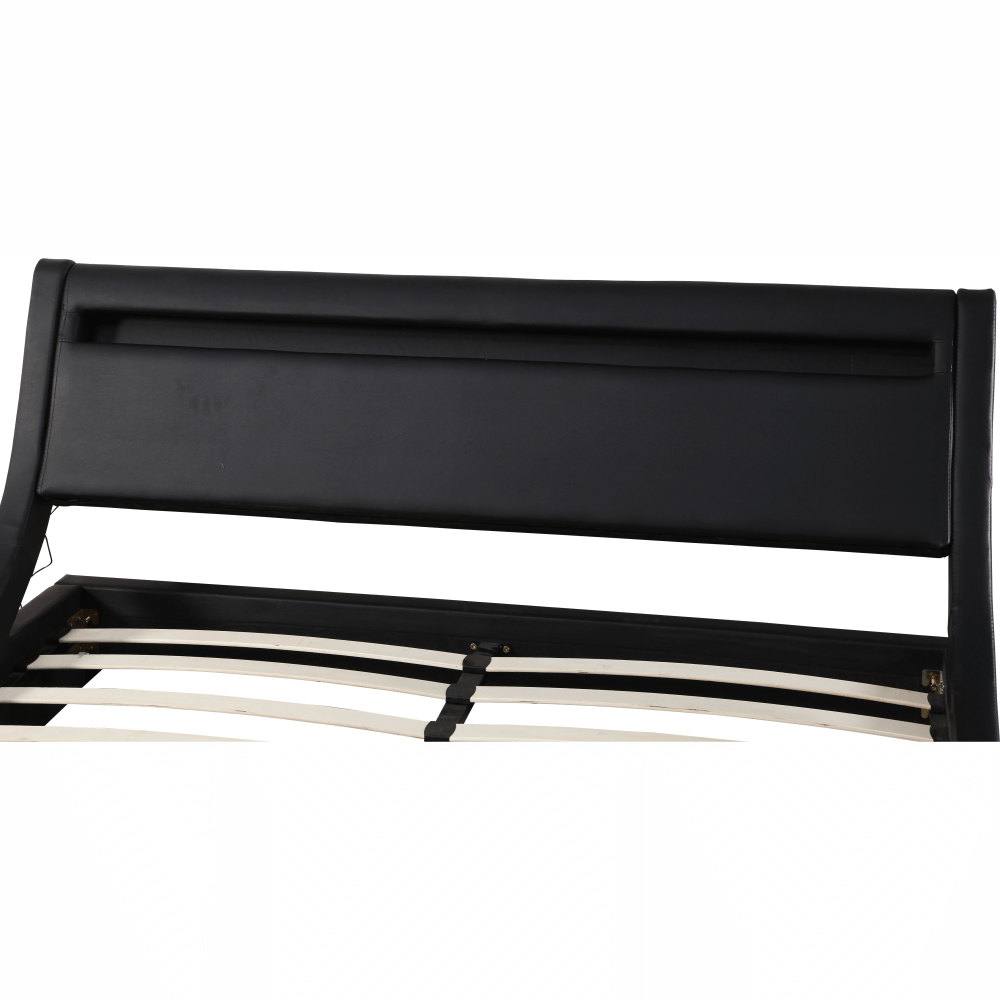 Postel FELINA s RGB LED osvětlením Tempo Kondela 160 x 200 cm Obrázek