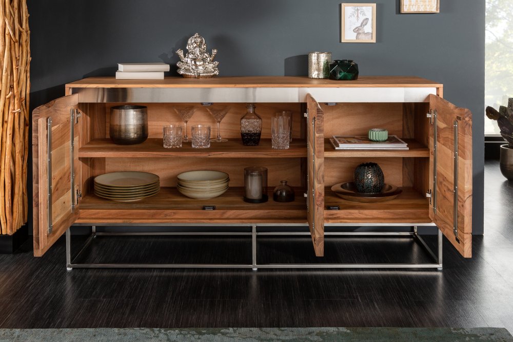 Komoda ATHAMÁS Dekorhome Hnědá Obrázek