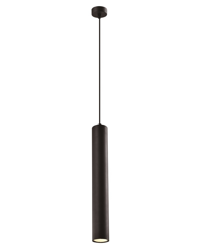 Závěsná lampa TUBO 1xGU10 40 cm Černá,Závěsná lampa TUBO 1xGU10 40 cm Černá