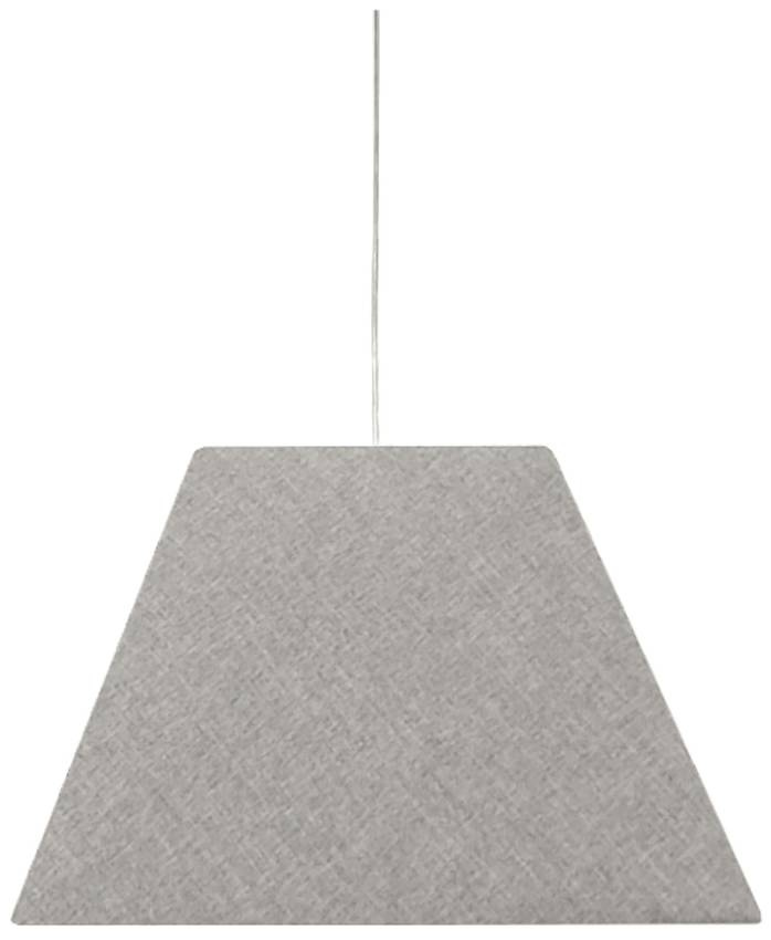 Štandardná sivá závesná stropná lampa E27