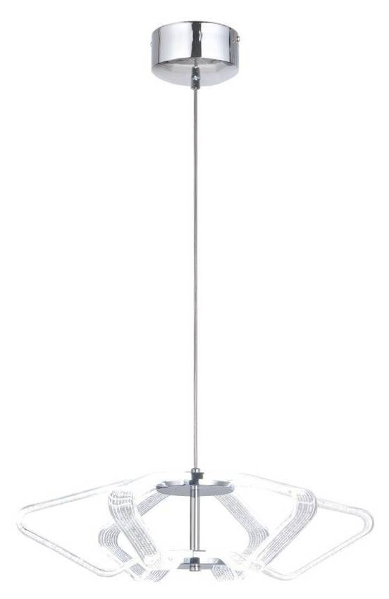 Závesná lampa chróm 45cm LED 10W Caruso