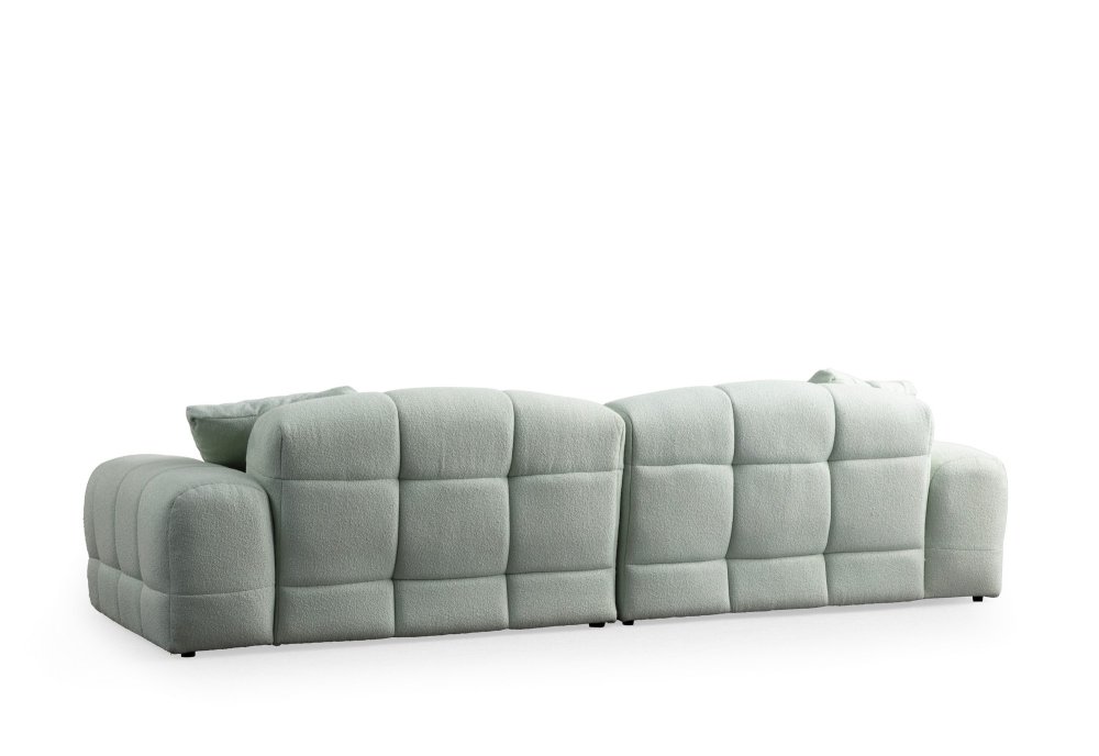 Trojmístná pohovka Pescara Lounge (L2-2R) - Pale Green (obrázek 4)