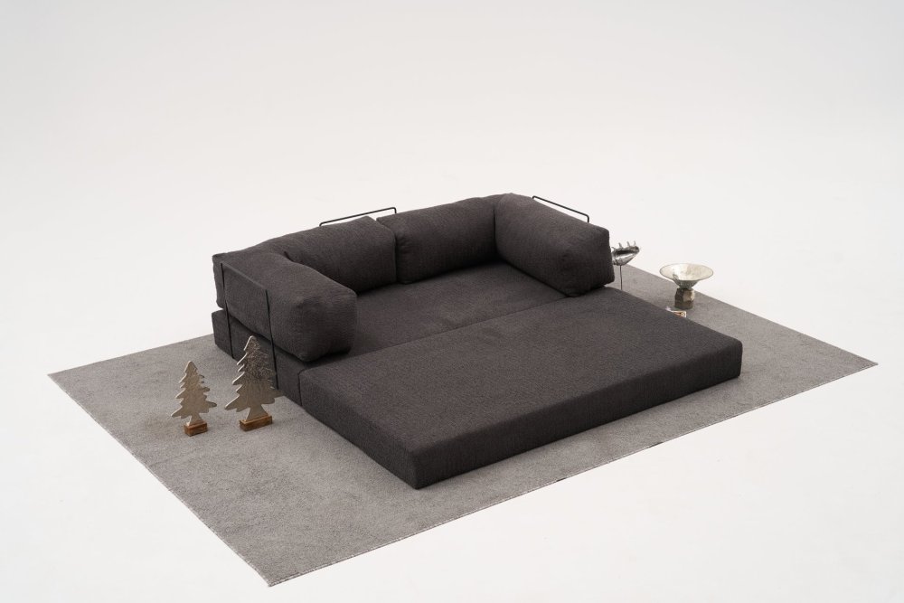 Rohová sedací souprava Comfort Mini - Anthracite (obrázek 8)