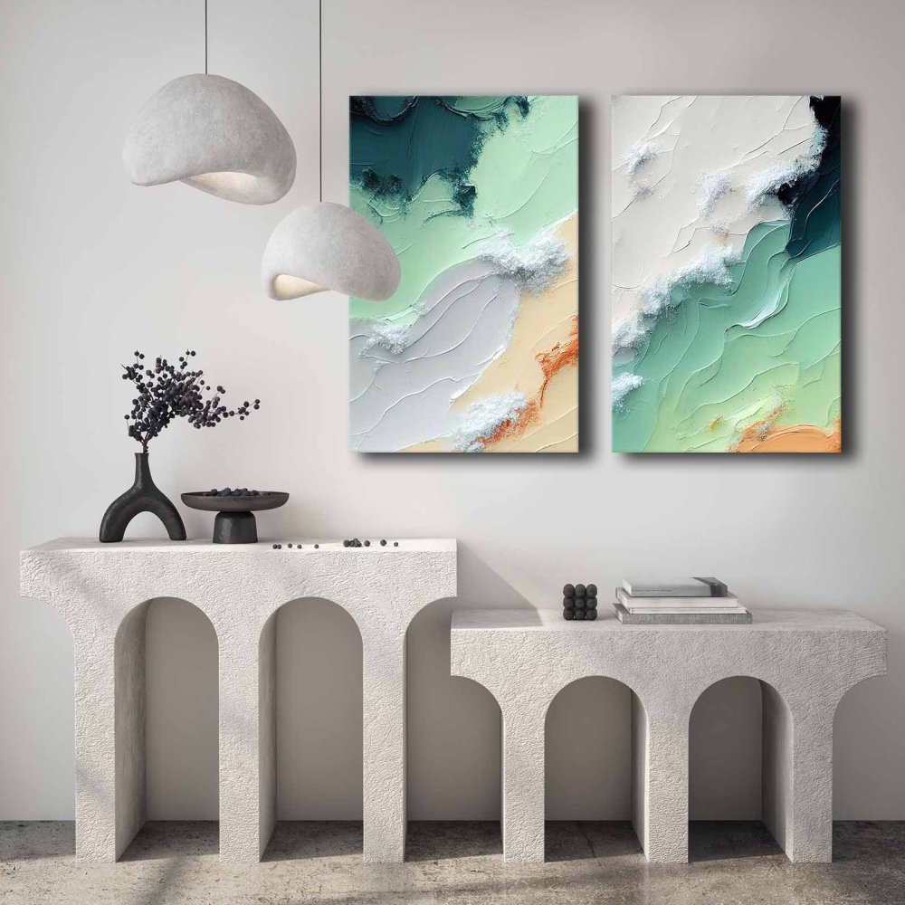 Dekoratívny obraz na plátne (2 kusy) 2P4570GSC-017