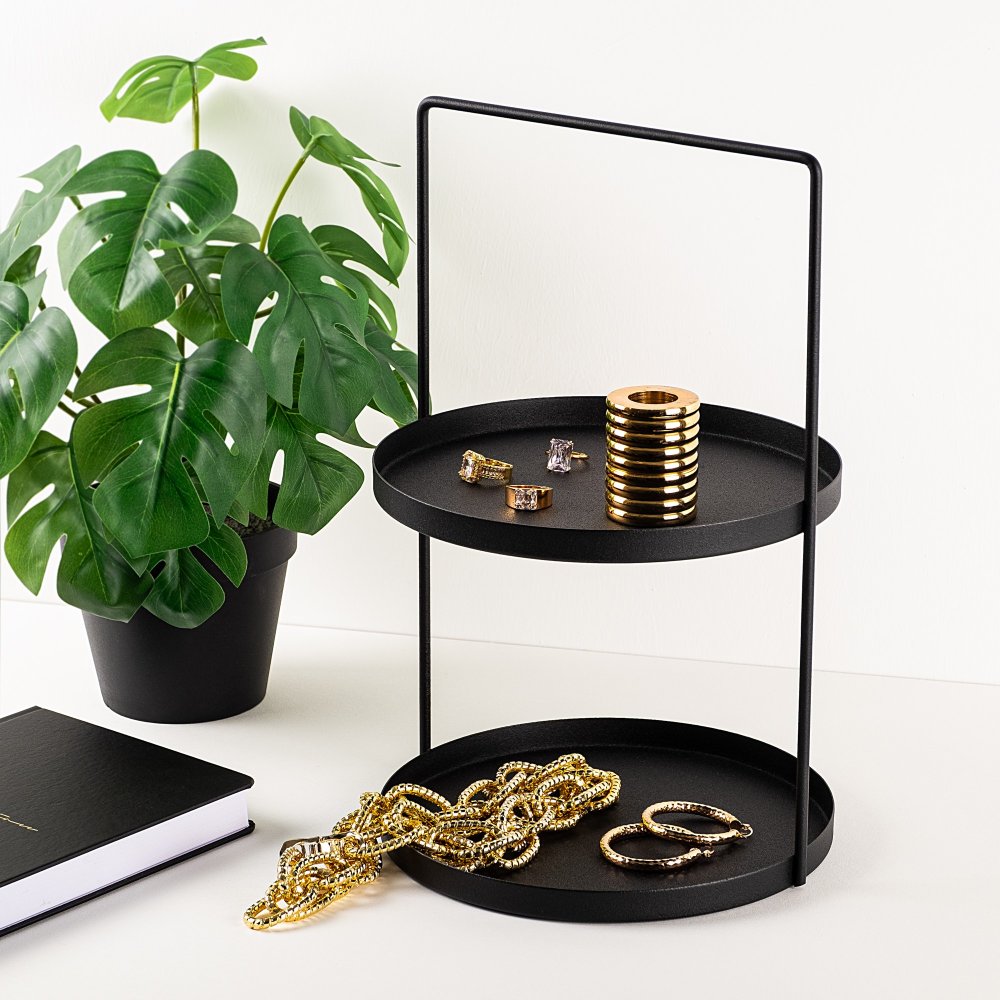 Dekoratívny kovový doplnok Tılos - Black