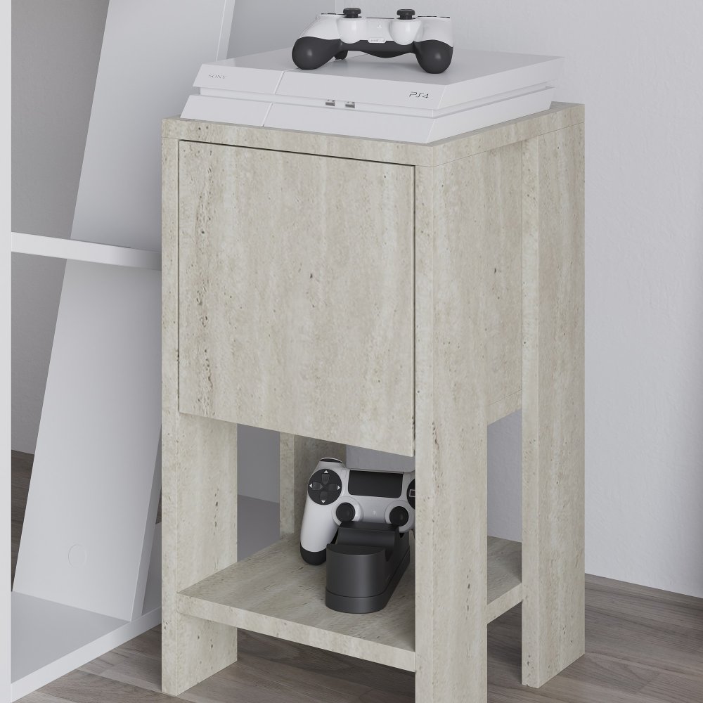 Noční stolek Ema - Travertine (obrázek 4)