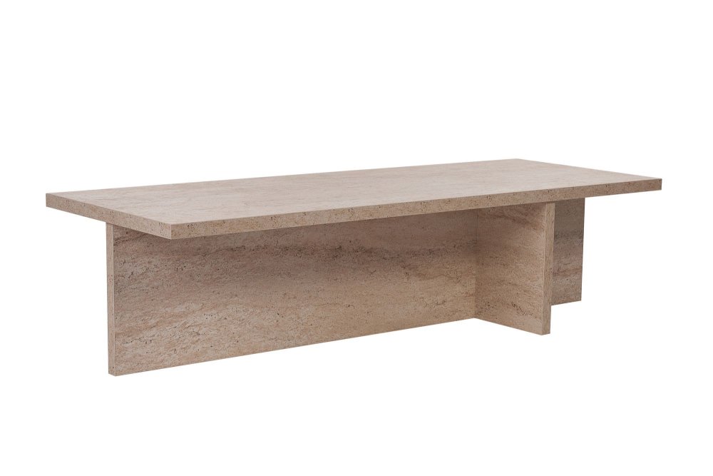 Konferenční stolek Harbor - Travertine (obrázek 4)