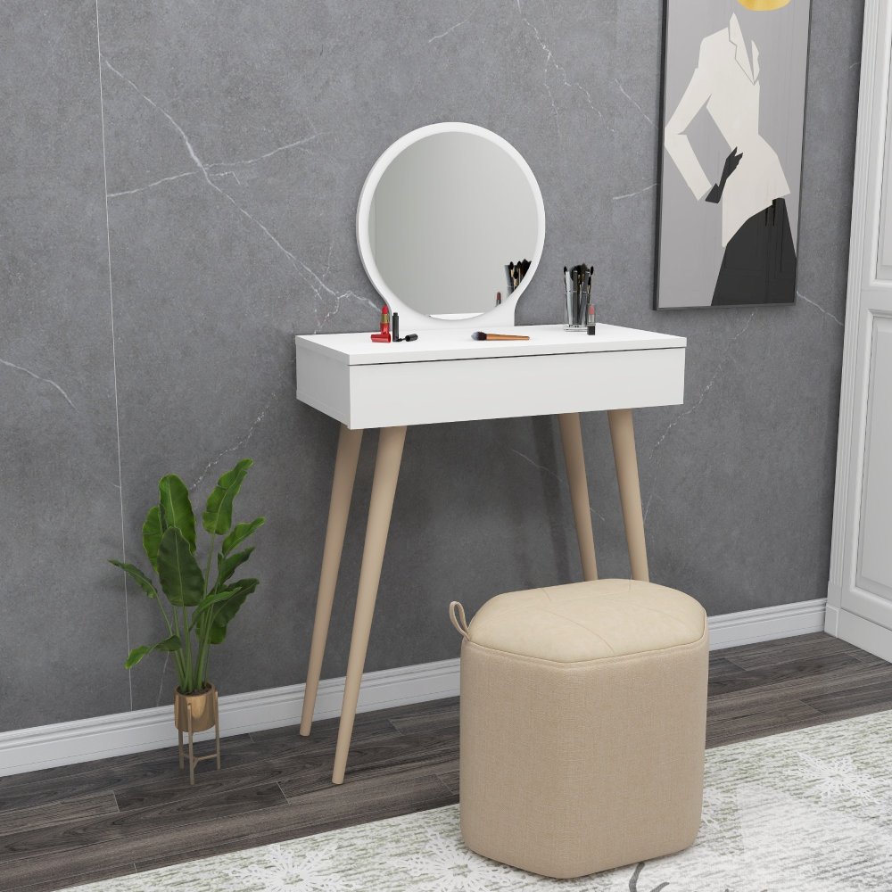 Toaletný stolík Siena - White