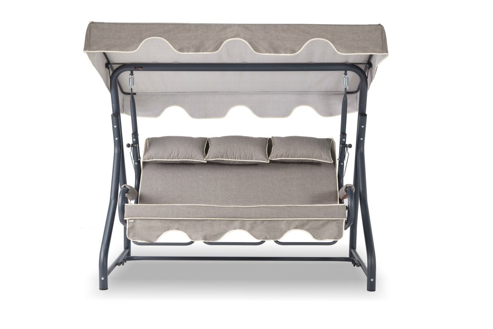 Garden Triple Swing Chair Salvia - Anthracite, Grey (obrázek 3)