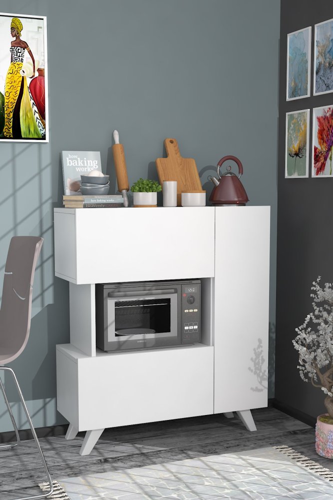 Viacúčelová skrinka Bambi - White