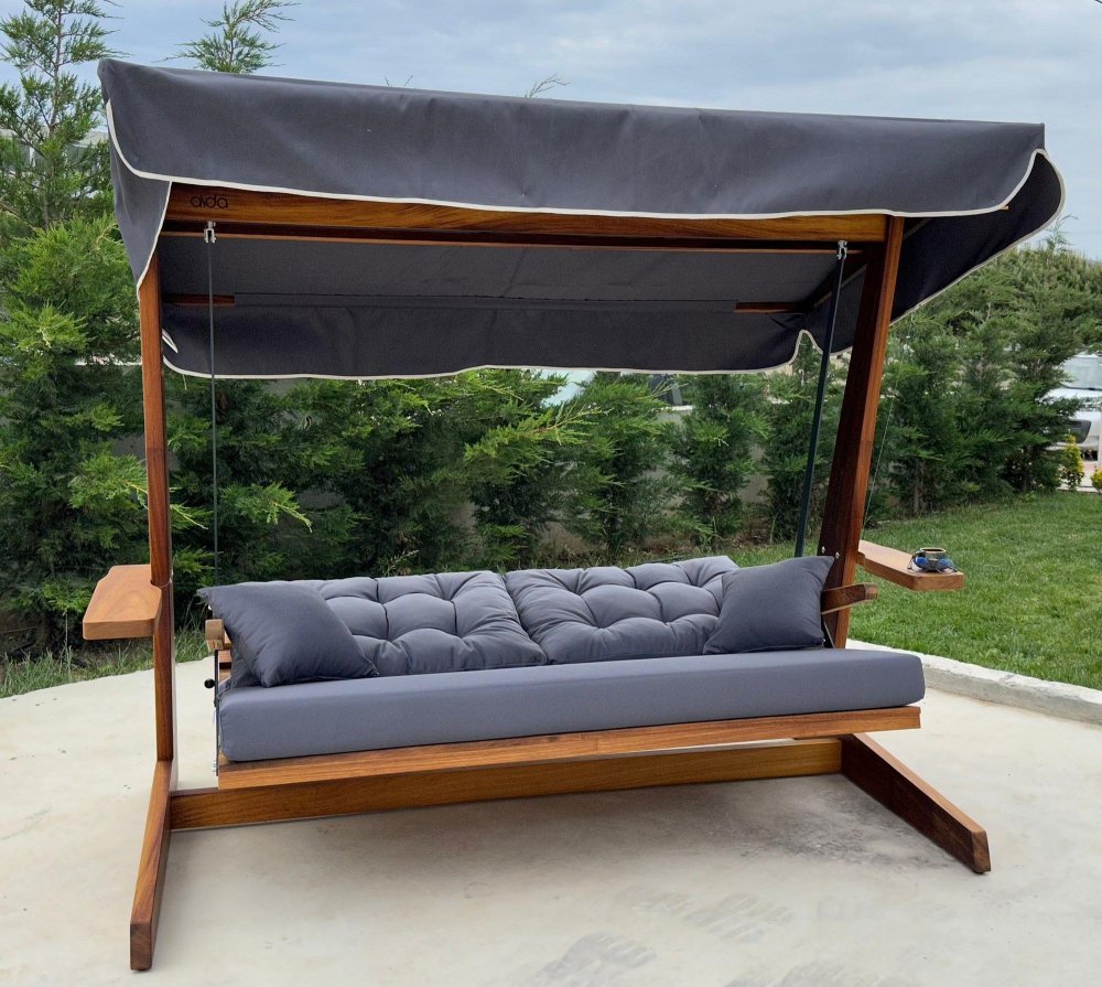 Garden Triple Swing Chair Sia 2400 - Anthracite (obrázek 7)