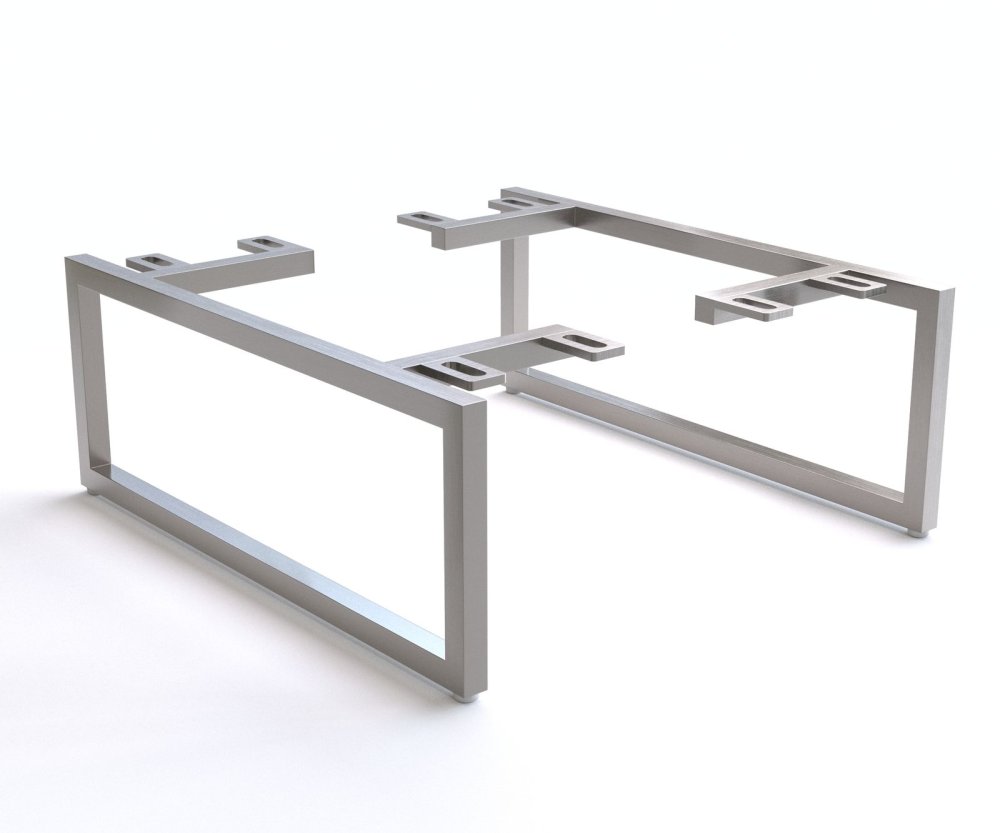 Podstava šikmá úzka 15 cm nerezová oceľ kefovaná pre skrine hĺbky 40