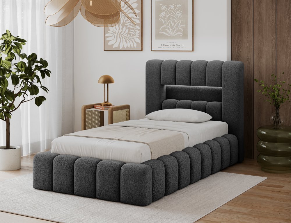 Postel Lamica 90x200 + Dřevěný rám/Standardní zdvih/kontejner