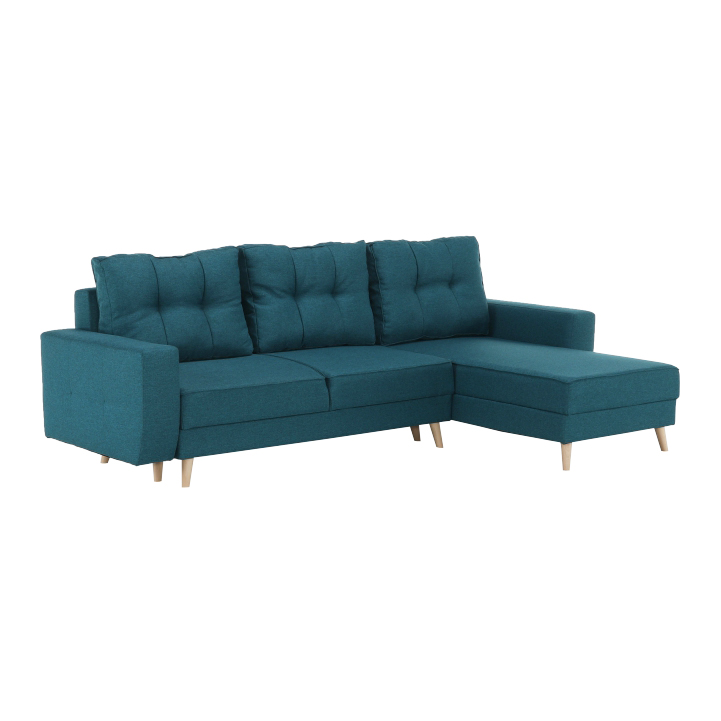 Sedací souprava rozkládací VINCENT ROH Tempo Kondela Tyrkysová