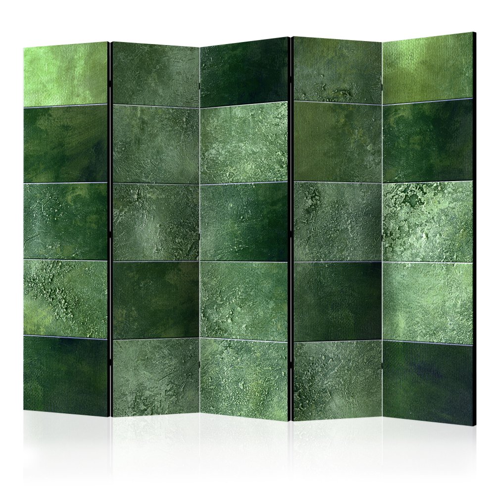 Paraván Green Puzzle Dekorhome 225x172 cm (5-dílný),Paraván Green Puzzle Dekorhome 225x172 cm (5-díl