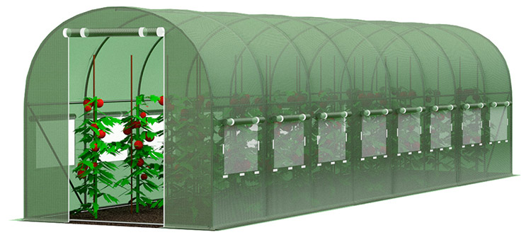 E-shop Zahradní fóliovník 3x8m zelená,Zahradní fóliovník 3x8m zelená