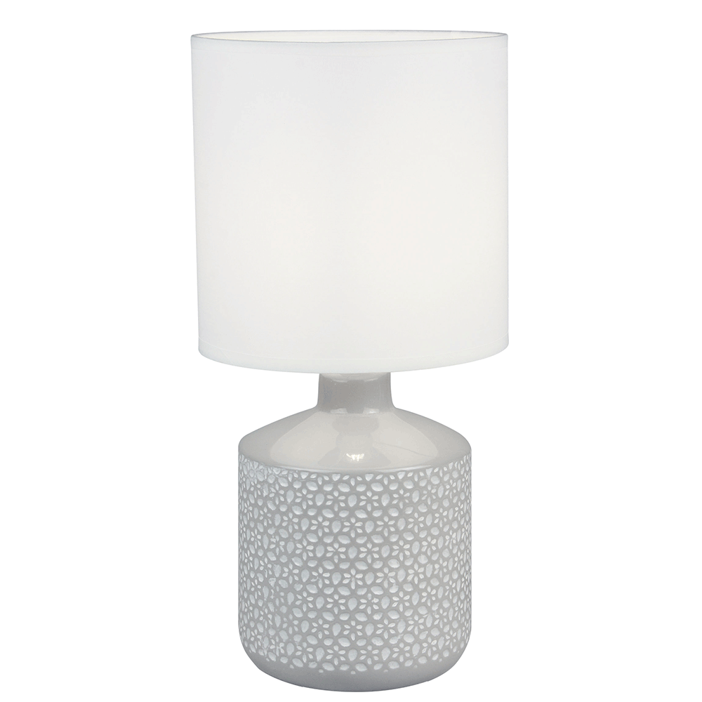 Stolní lampa OFRED Tempo Kondela Šedá