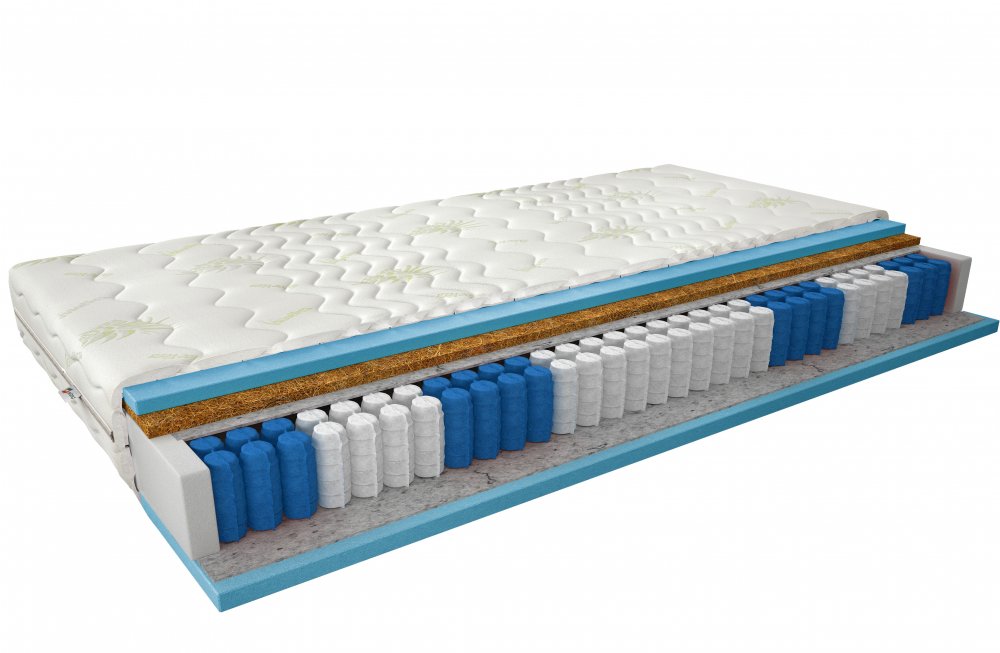 Taštičková matrace Paola 200x200 Aloevera