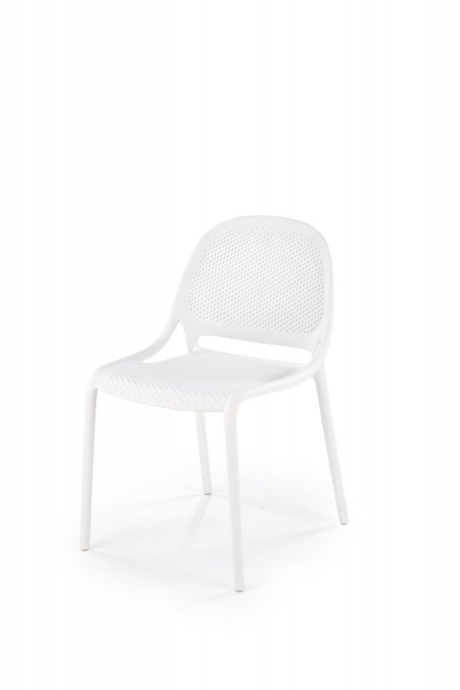Stohovateľná jedálenská stolička K532 Biela,Stohovateľná jedálenská stolička K532 Biela