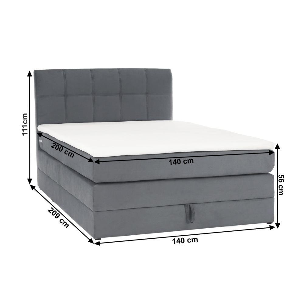Boxspringová postel ROSLIN 3 Tempo Kondela