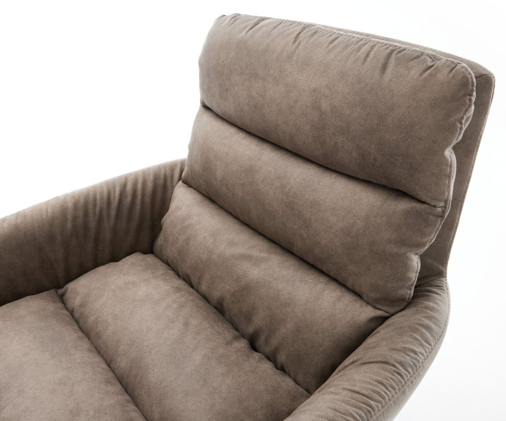 Jídelní židle Abelia-Flex s područkami taupe vintage křížová Obrázek