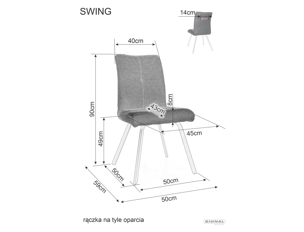 Židle Swing Brego (obrázek 6)
