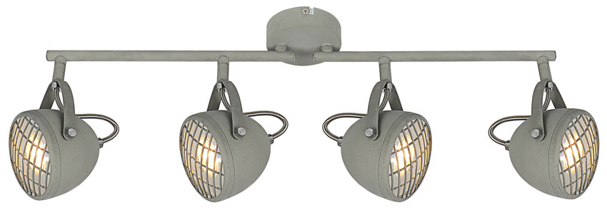 Nástenná lampa 4X50W GU10 betónovo sivá PENT