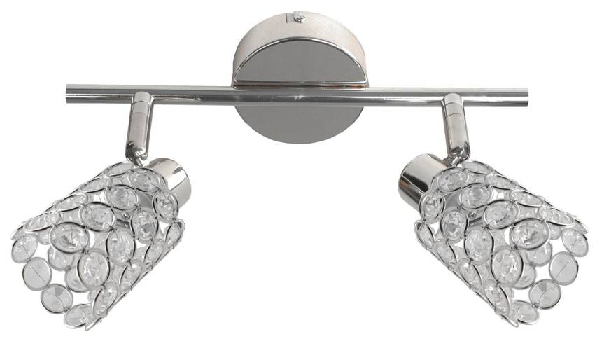 Nástenná lampa York s pásikom G9 chróm