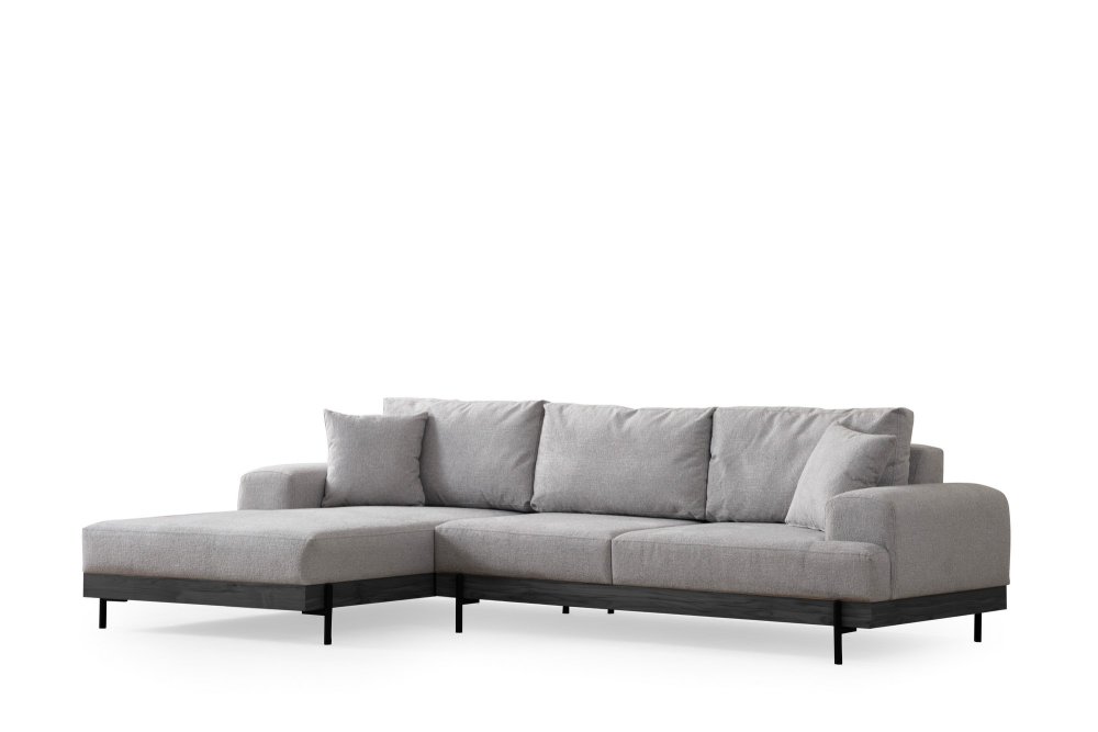 Rohová sedací souprava Eti Black Left - Grey (obrázek 5)