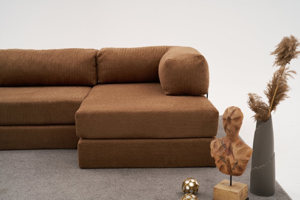 Rohová sedací souprava Comfort - Brown (obrázek 13)