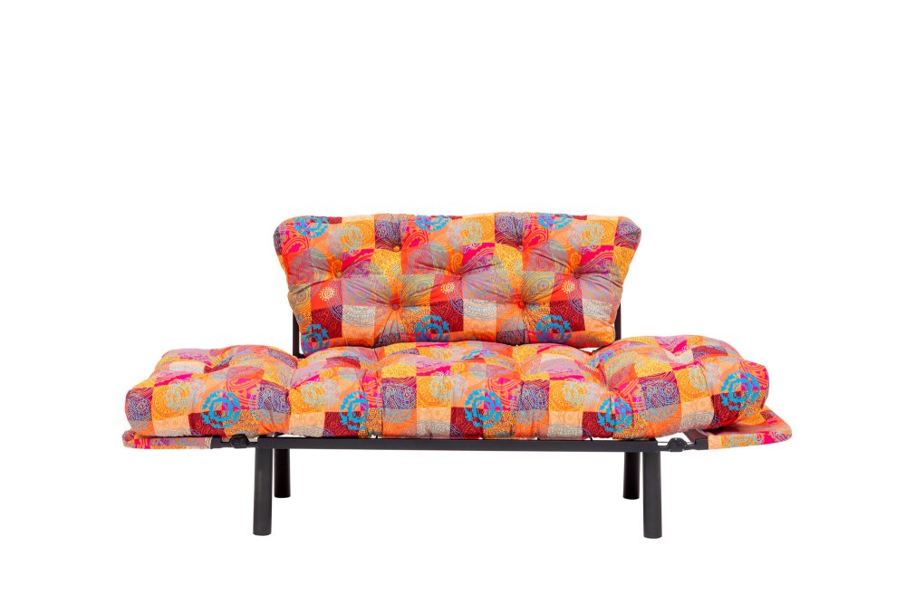 Dvoumístná rozkládací pohovka Nitta - Patchwork (obrázek 9)