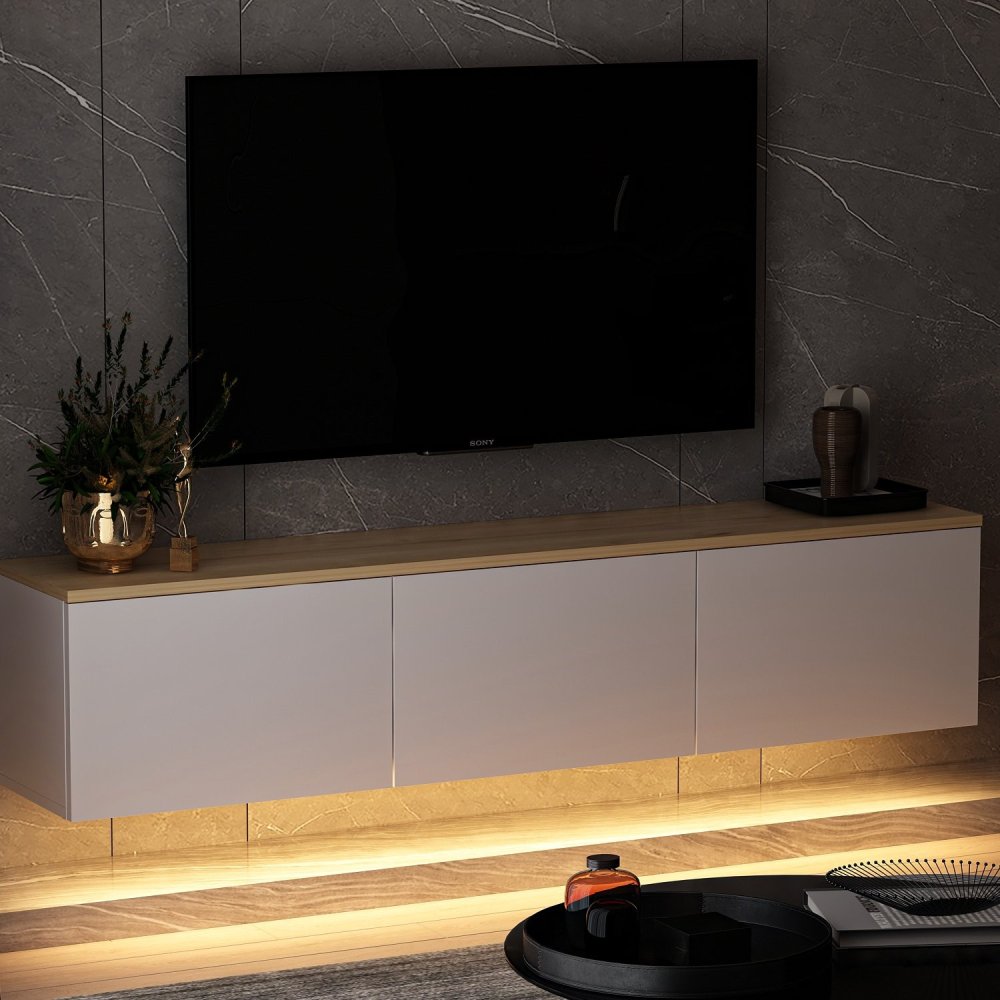 TV stolek Neon - White v2 (obrázek 4)