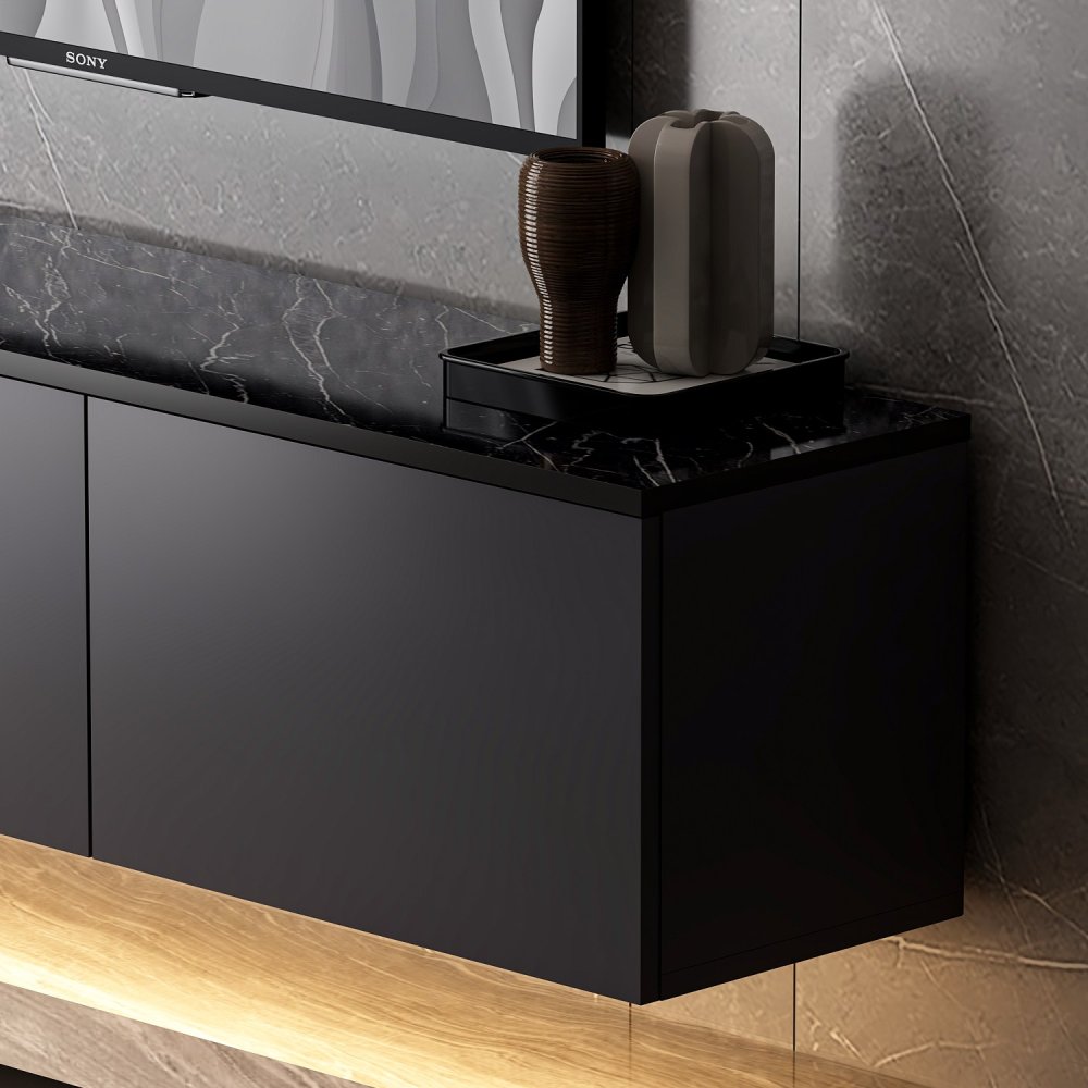 TV stolek Neon Illuminated - Anthracite (obrázek 11)