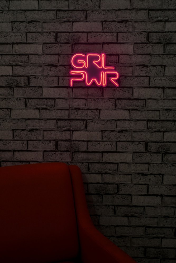 Dekorativní plastové LED osvětlení Girl Power - Pink (obrázek 7)
