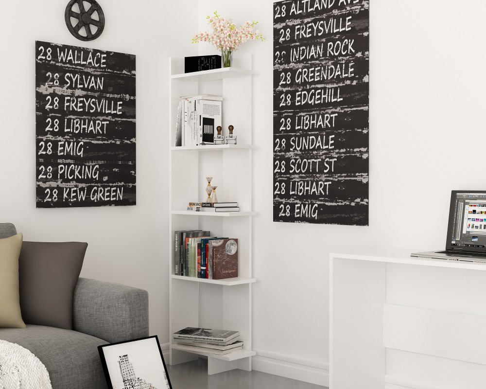 Knižnica Als - White