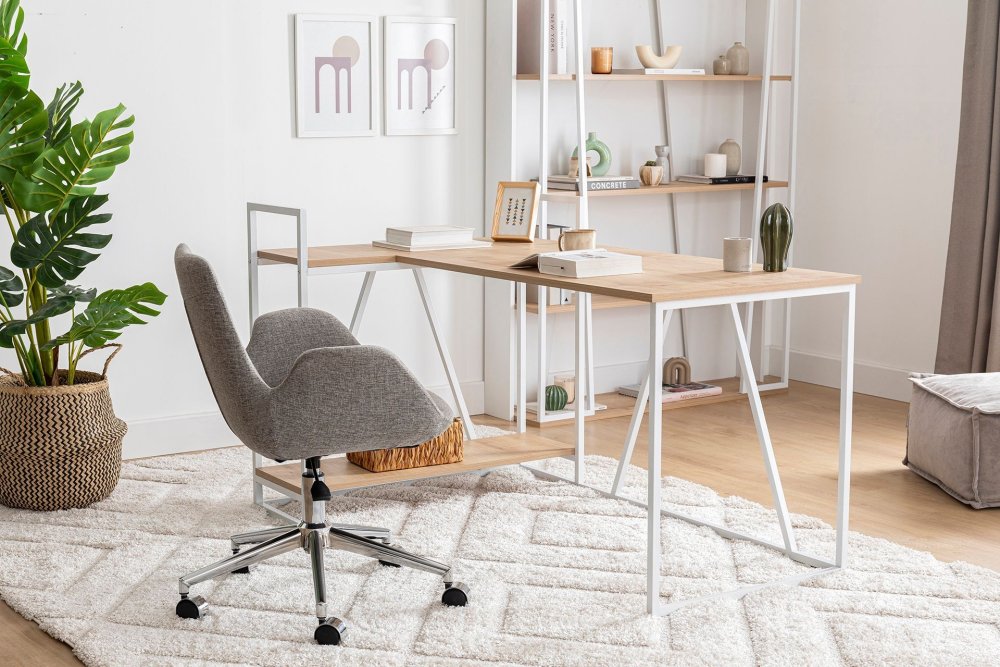 Písací stôl Lissa Kose - White