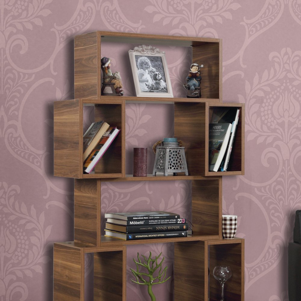 Knihovna Box - Walnut (obrázek 5)