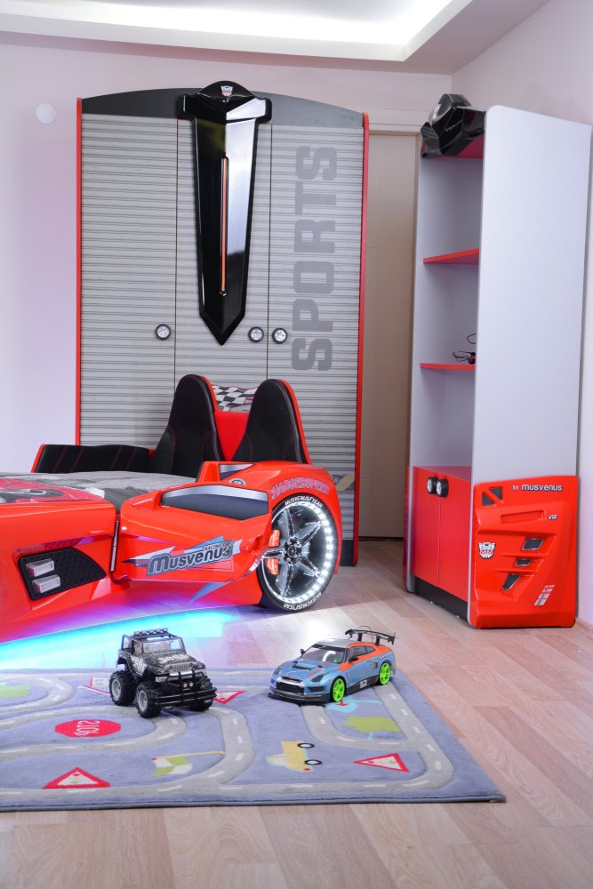 Car Bed Mnv3 - Red (obrázek 10)