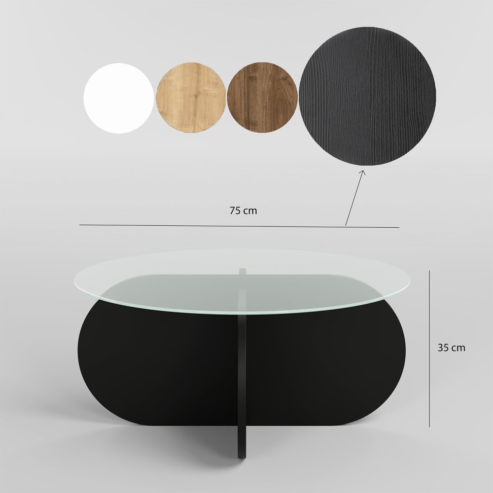 Konferenční stolek Bubble - Black (obrázek 2)