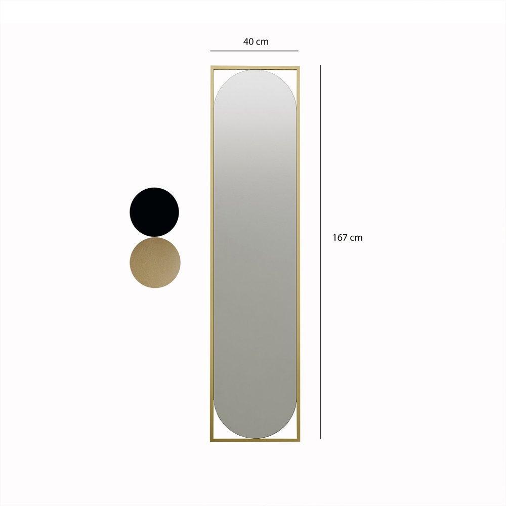 Zrcadlo Henri - Gold (obrázek 4)