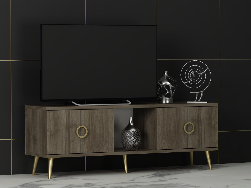 TV stolík Cey - Walnut