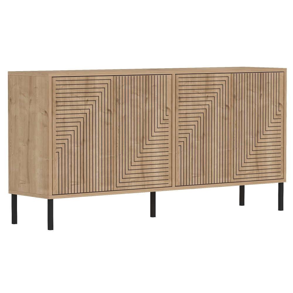 Konzolový stolek Evolet - Sapphire Oak (obrázek 5)