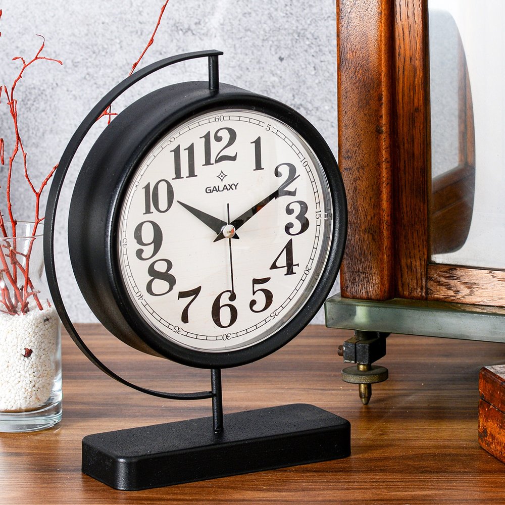 Dekoratívne hodiny Maniera - Black