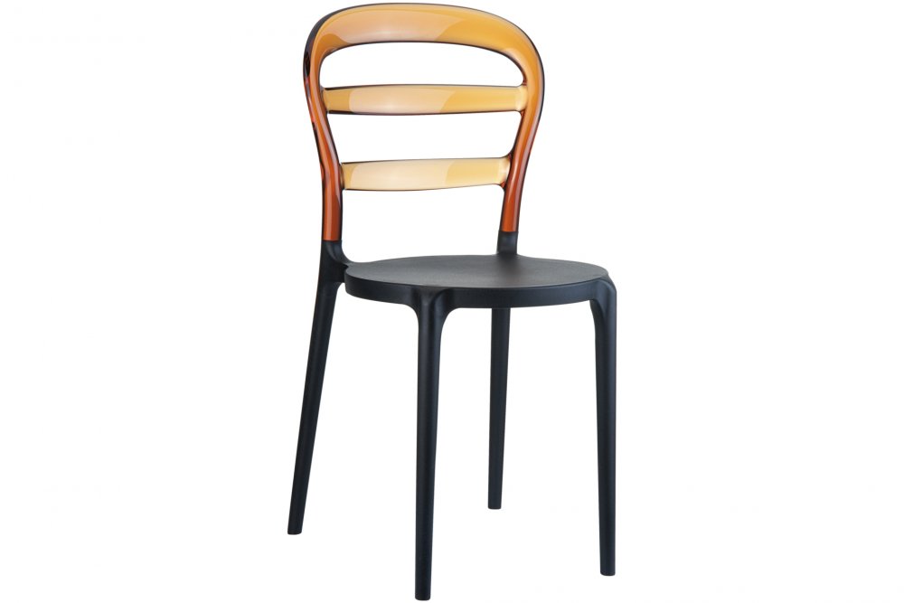 Jedálenská stolička Dekorhome Čierna / hnedá