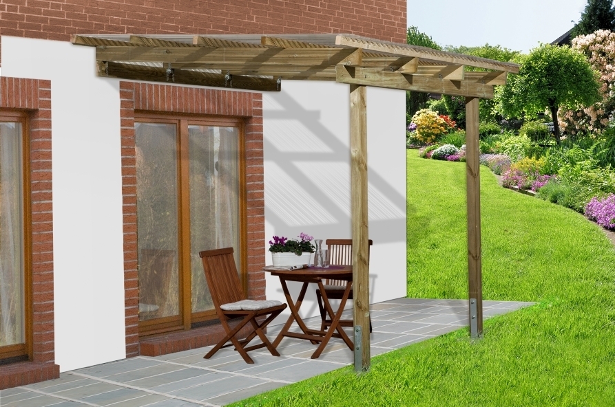 Drevená záhradná pergola 671 Weka