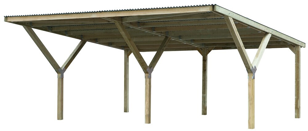 Drevený prístrešok na auto 612 Weka