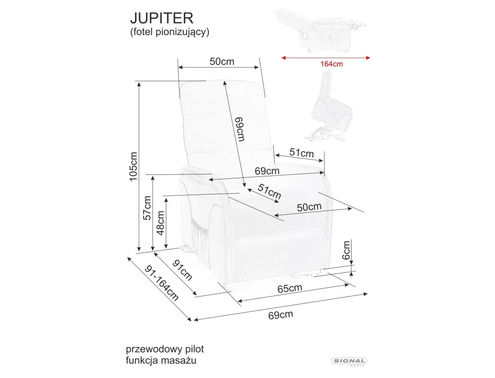 Relaxační křeslo Jupiter M Velvet (obrázek 7)